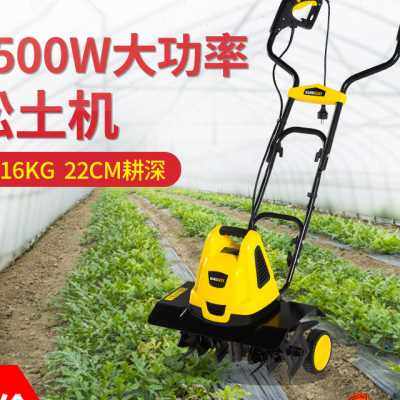 电动挖土翻土电动农用小旋耕机耕地开荒挖土锄头手持神器农具锄