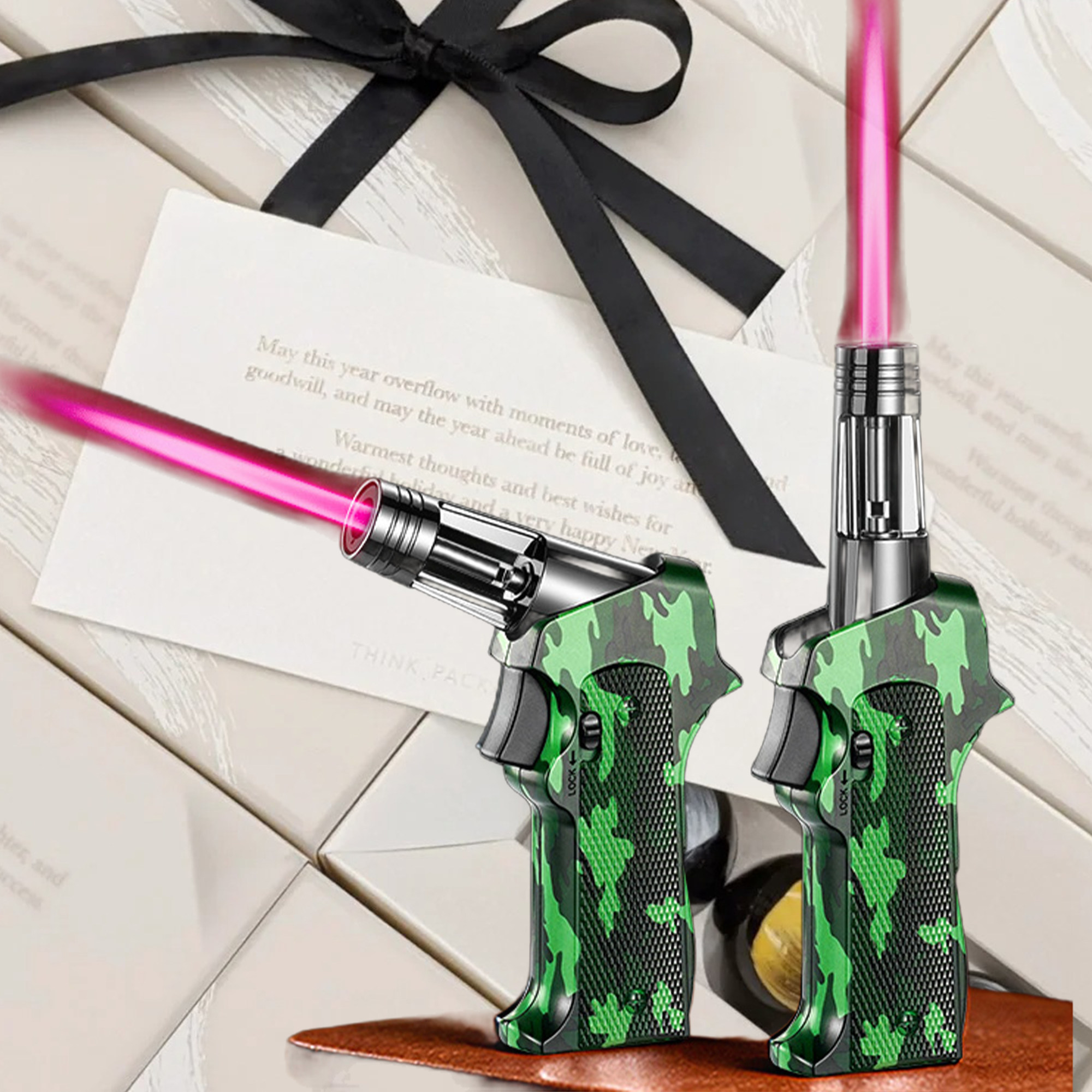 点香户外点火棒防风点火器个性猛火喷火枪烘焙新款打火机喷枪艾灸