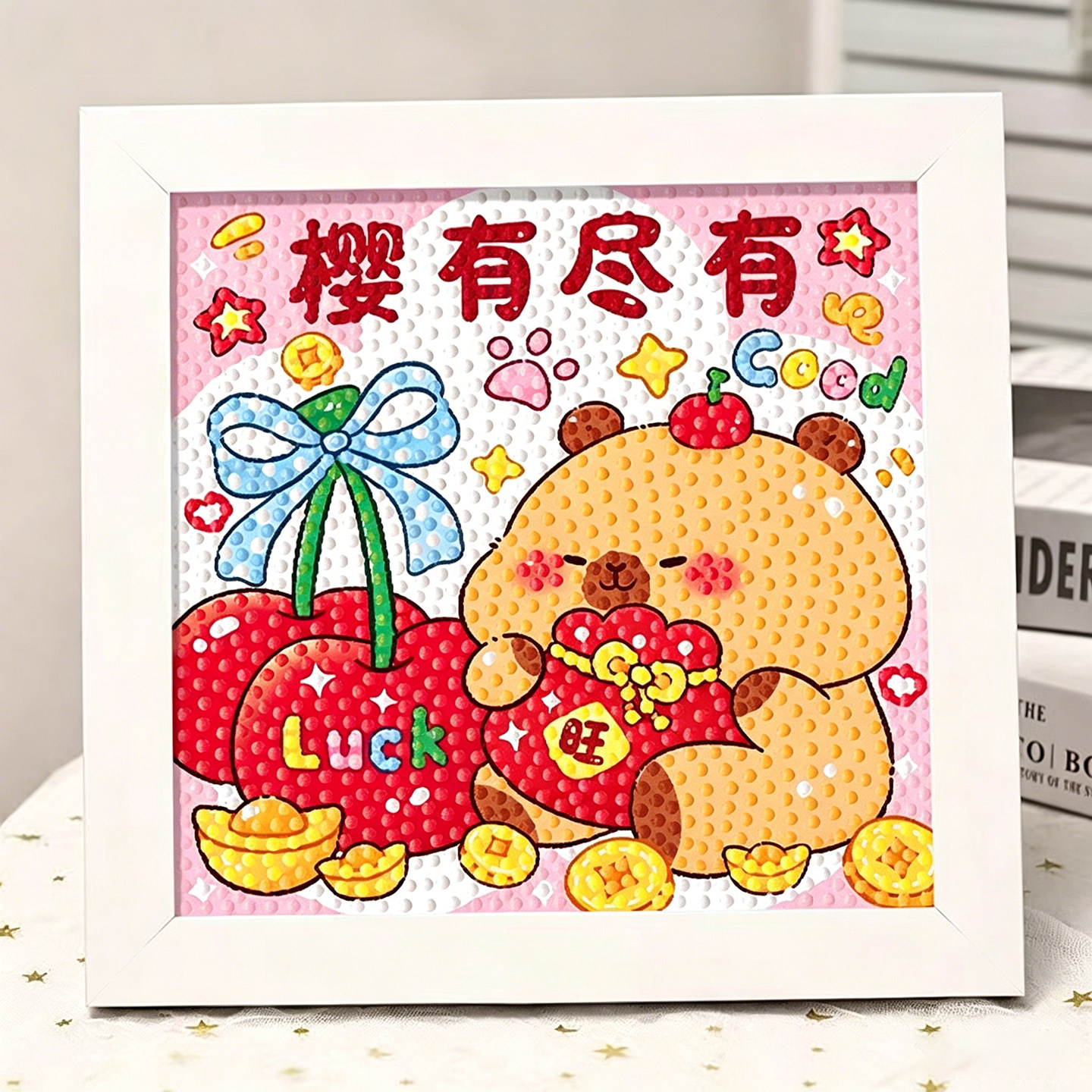 手工diy钻石贴画满钻拼豆儿童送男女孩生日礼物同学闺蜜桌面摆台