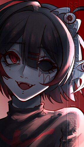 【Szeer约稿】No.142 画师-羽鸦  情侣头像手绘人设插画二次元