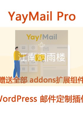 YayMail Pro 插件WP邮件定制美化插件邮件编辑器Addons扩展组件