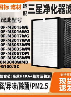 适配三星空气净化器过滤网滤芯KJ310F-M3015WE/M3016WG/M3017WG/W