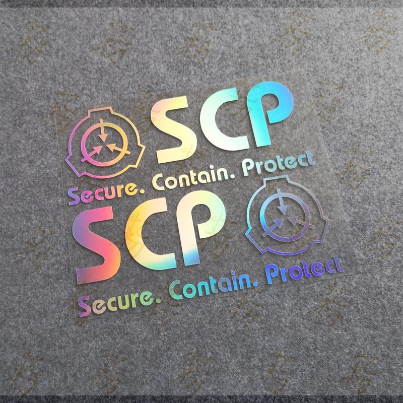 SCP基金会超自然生物现象保护守卫防护组织标志贴纸电脑箱汽车贴