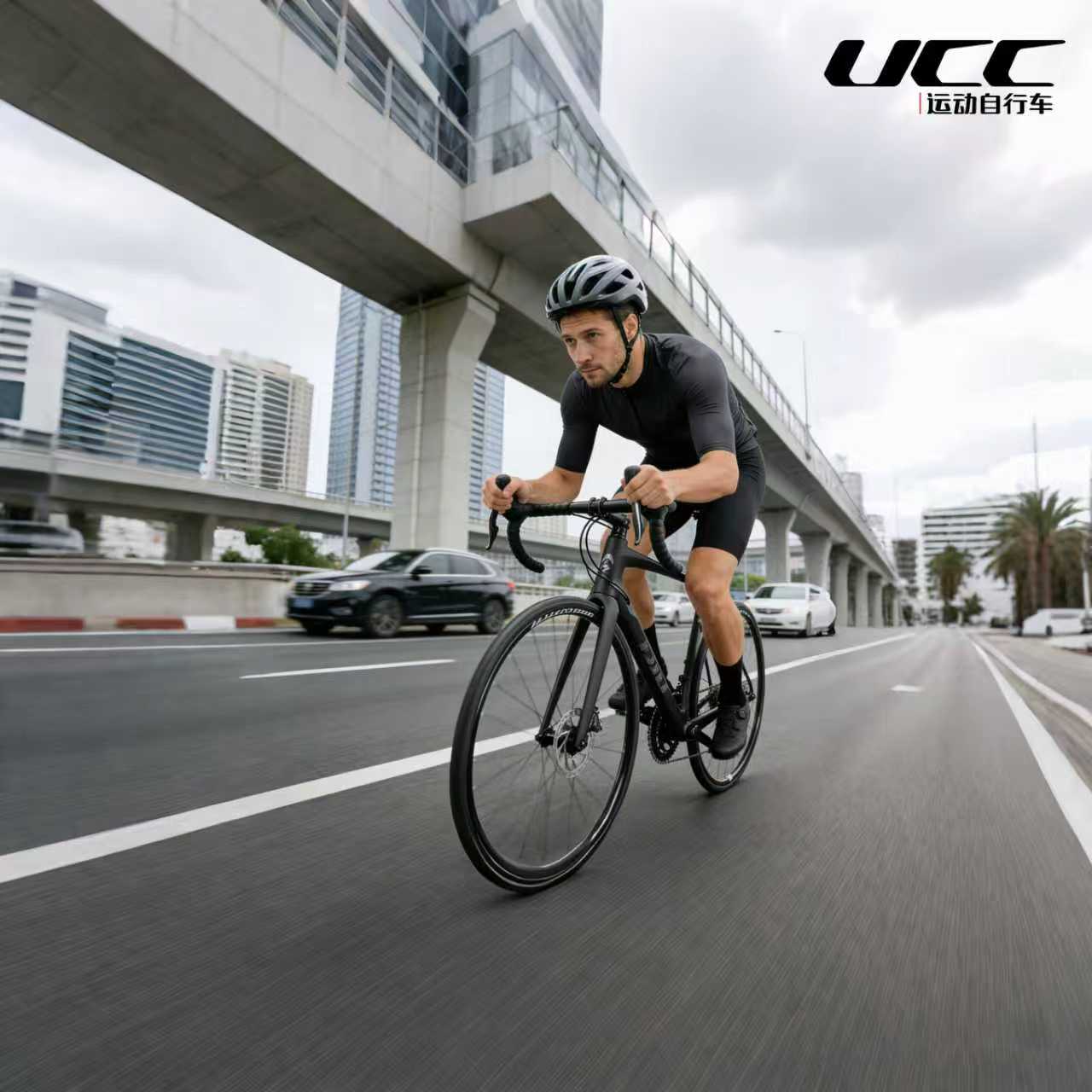 UCC冲击波4720 公路车 禧玛诺4720 油碟 碳纤维车架700c培林轮组