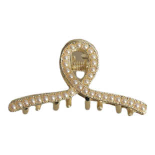 高级感珍珠抓夹中号网红2024年新款刘海夹前额发夹适合发量少的