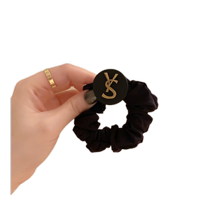 复古简约金属头绳小香风高级感皮筋扎丸子头大肠发圈2023新款女