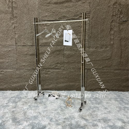 双侧管不锈钢网红店买手店挂衣架