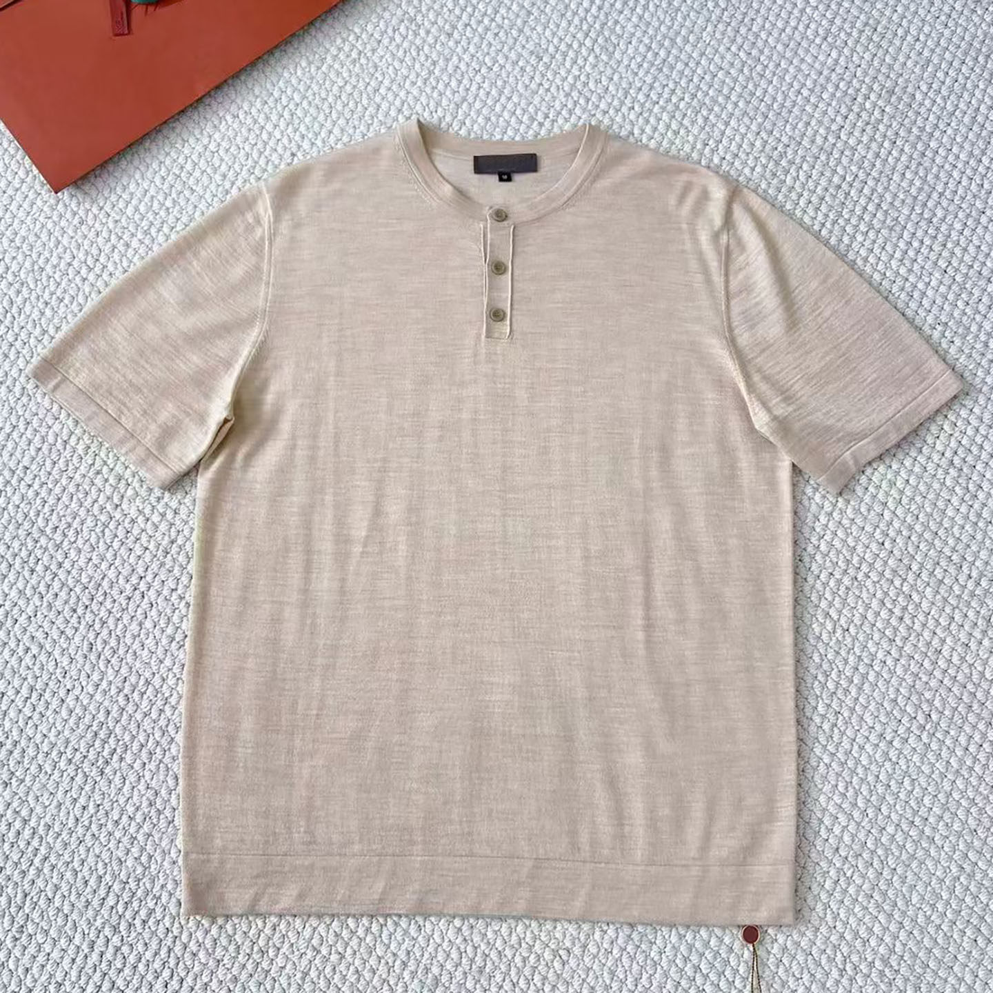 极简风男士亨利领短袖针织衫夏季休闲百搭轻薄T恤,男装,针织衫/毛衣,淘宝优惠券,粉丝福利购,淘宝优惠卷