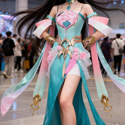 杨玉环原皮西施游龙清影COS服