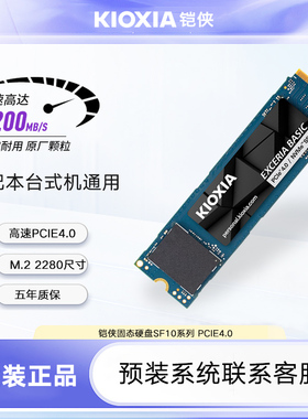 铠侠SD10 PCIE4.0 1T 2T M.2接口适用笔记本 台式机 PS5 固态硬盘
