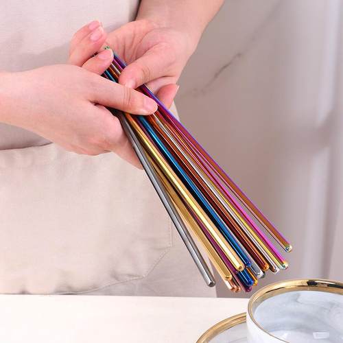 304不锈钢筷韩式餐具高档筷子