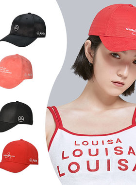 KEIOS x 嘉行传媒红色棒球帽 鸭舌帽 老爹帽 嘻哈 男女 帽子 VEIL