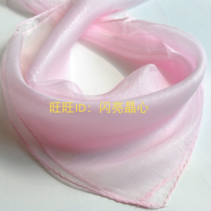 高档桑蚕丝纯真丝巾小方巾领巾