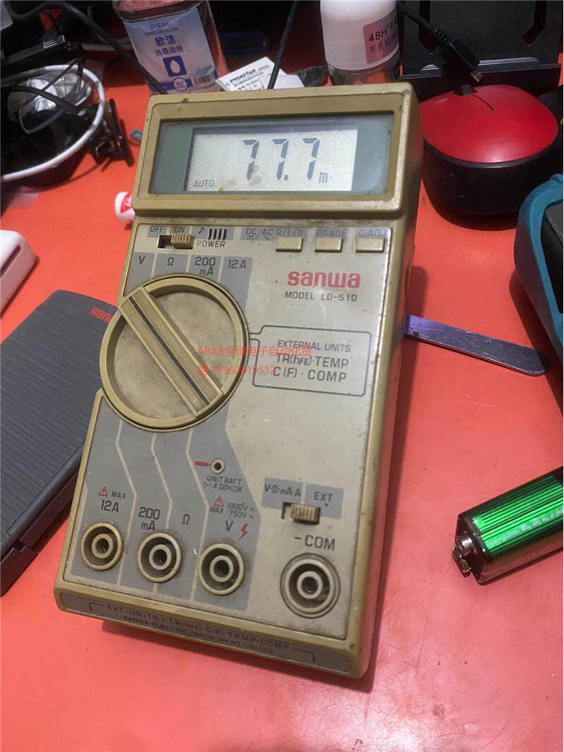 日本三和万用表,sanwa ld510,老表全自动量程,功能
