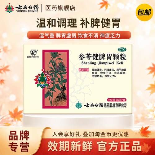 [云丰]参苓健脾胃颗粒10g*10袋/盒