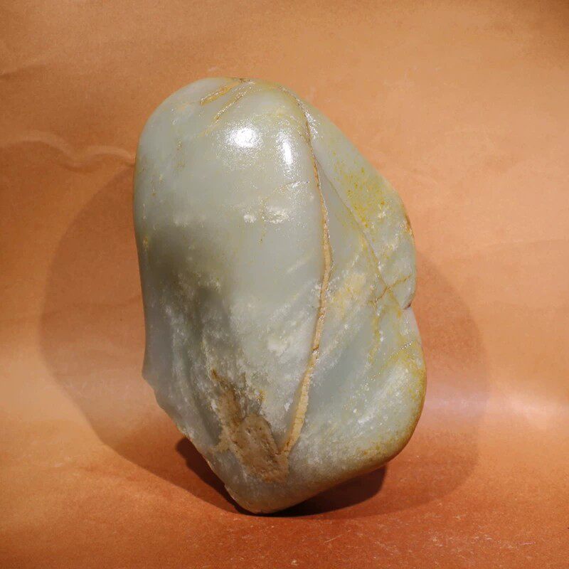 天然玉石青白玉籽料新疆和田玉