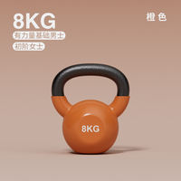 defoe solid iron kettlebells, home fitness equipment, cast iron dumbbells, kettlebells, professional strength training exercise for women thumbnail 6