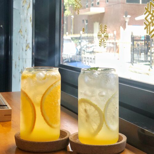 网红奶大容量水杯钢化玻璃