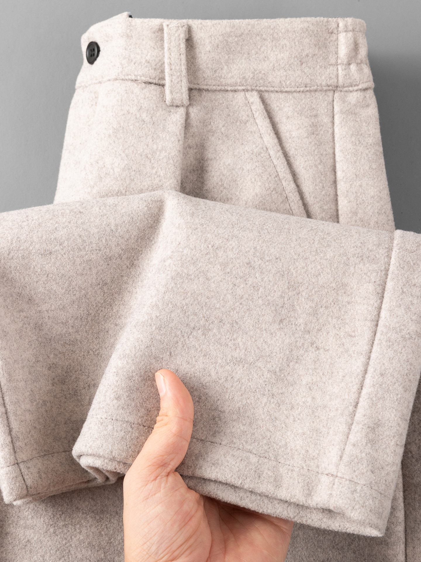 Heavy Wool Trousers: Loose Straight-Leg Unisex Fit - Buy from Taobao, China | Shopme Agent