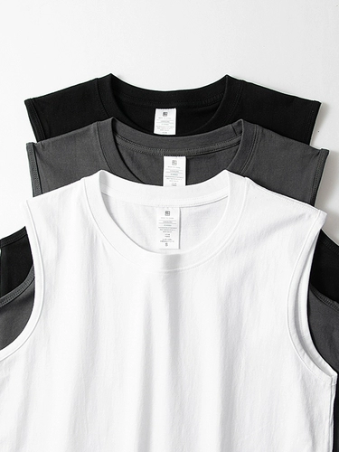 Цветной качественный базовый хлопковый ретро спортивный жилет без рукавов для спортзала