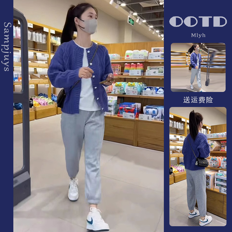 微胖mm秋季2023年新款高级感套装