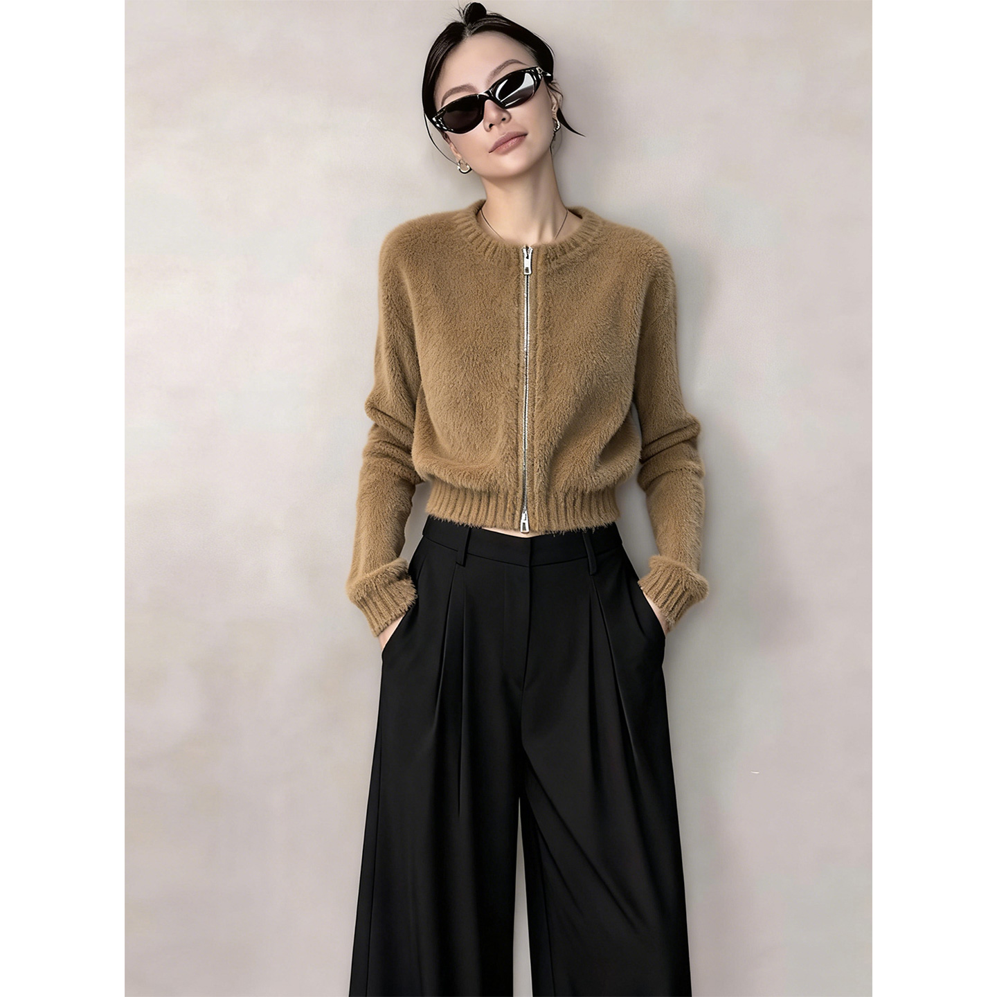 气质减龄修身显瘦高级感两件套