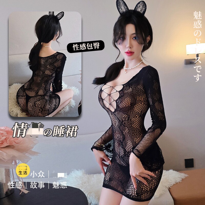 性感情调内衣禁欲系床上情侣约会qq衣物睡衣女大码胖mm200斤情趣