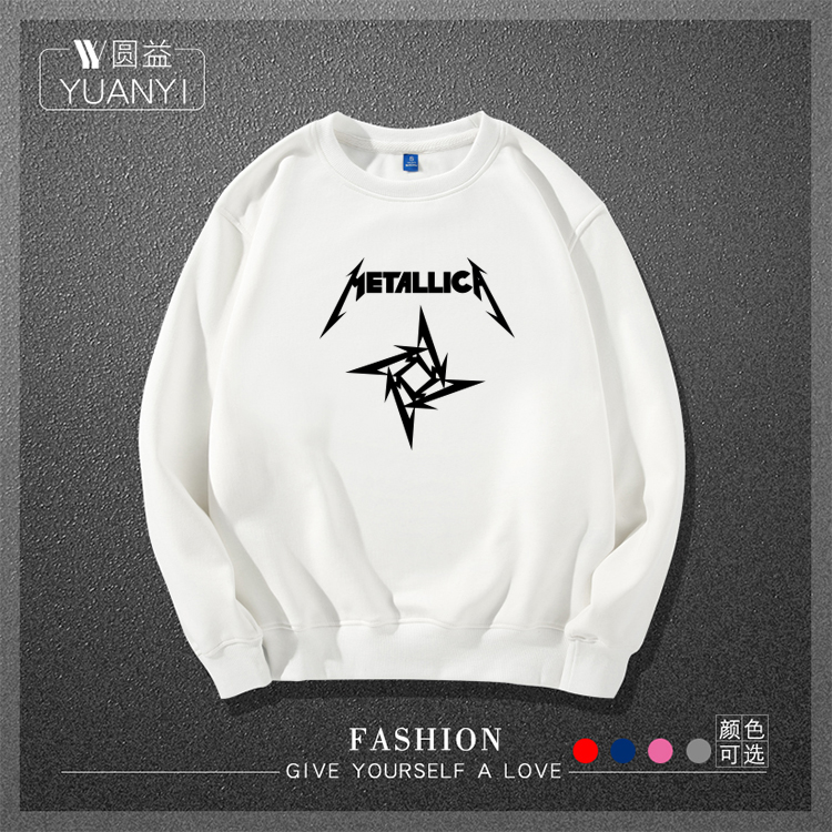 金属乐队个性休闲韩版套头卫衣