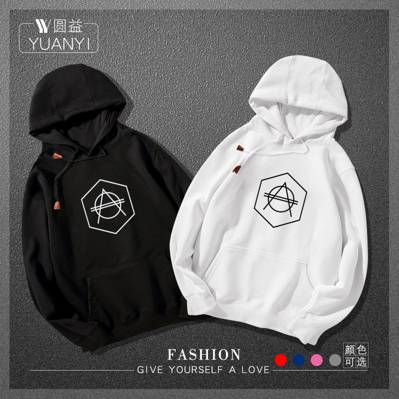 don diablo大菠萝新款潮牌dj电音韩版情侣休闲男学生休闲连帽卫衣