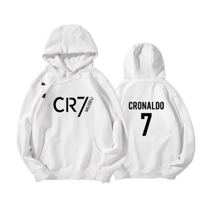 C罗连帽卫衣长袖罗纳尔多尤文图斯意甲足球运动CR7球迷服男女衣服