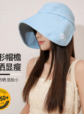 女士日系夏季大檐遮阳帽