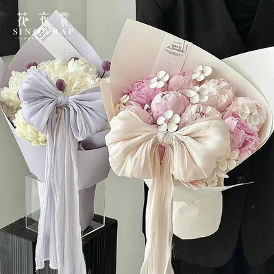 花衣裳新品法式珠光纱