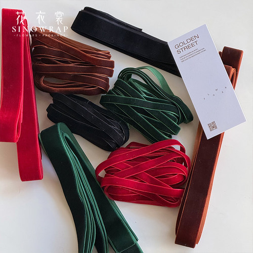 圣诞节鲜花丝带礼盒装