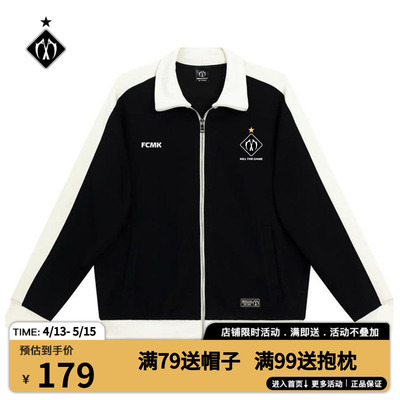 MIRACLEKILL SPORT专业足球系列 撞色双拉链立领外套卫衣男女同款