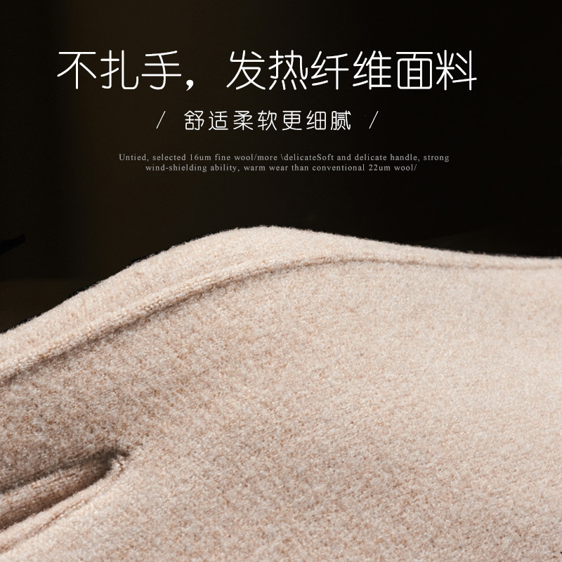 自发热~手套冬天女士加绒加厚保暖可触屏韩版分指骑车秋冬季防寒