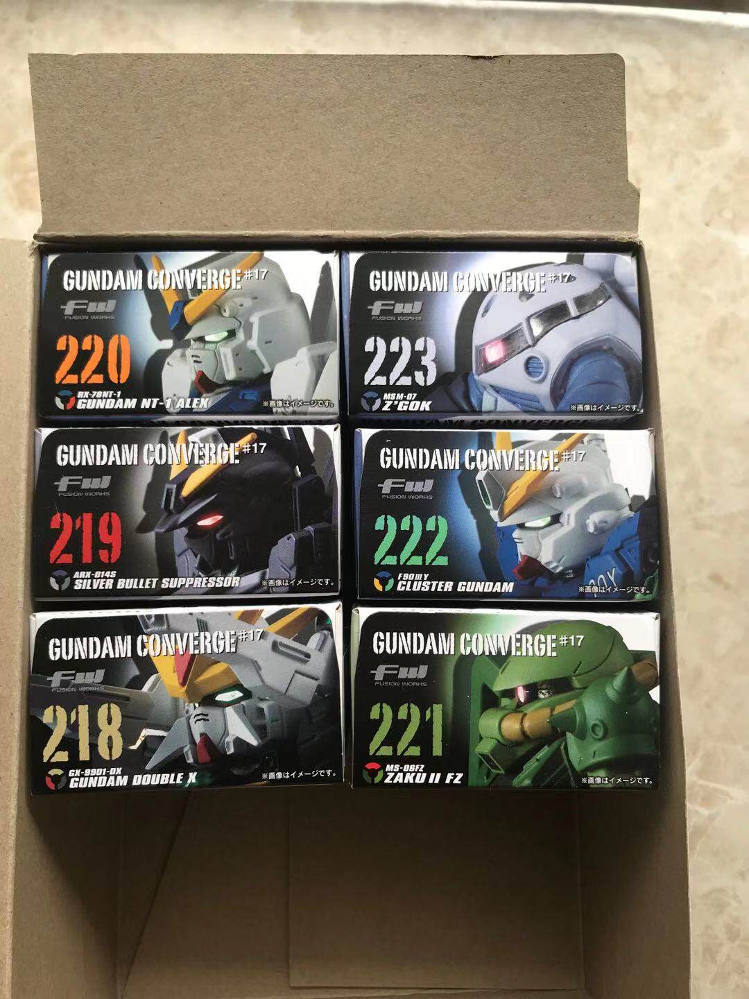 万代盒蛋玩具 fw高达机动战士 gundam converge17 现货