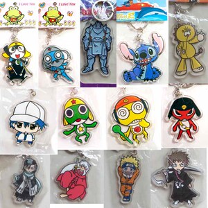 动漫周边钥匙扣 挂件 军曹 网球王子 犬夜叉 火影等
