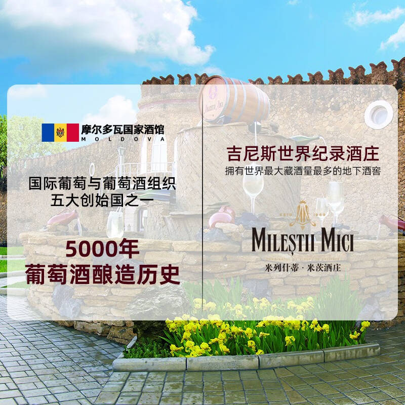 【葡萄酒挑战赛金奖 橡木桶6个月】2020摩尔多瓦黑皮诺红葡萄酒