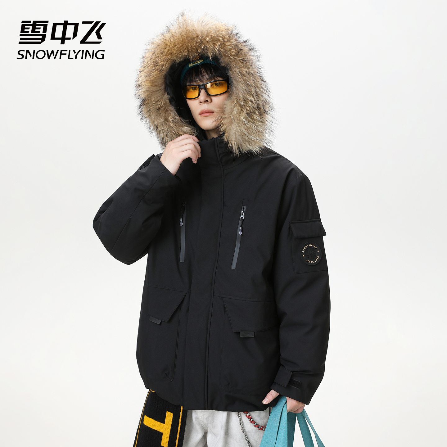 雪中飞派克风防风御寒保暖羽绒服