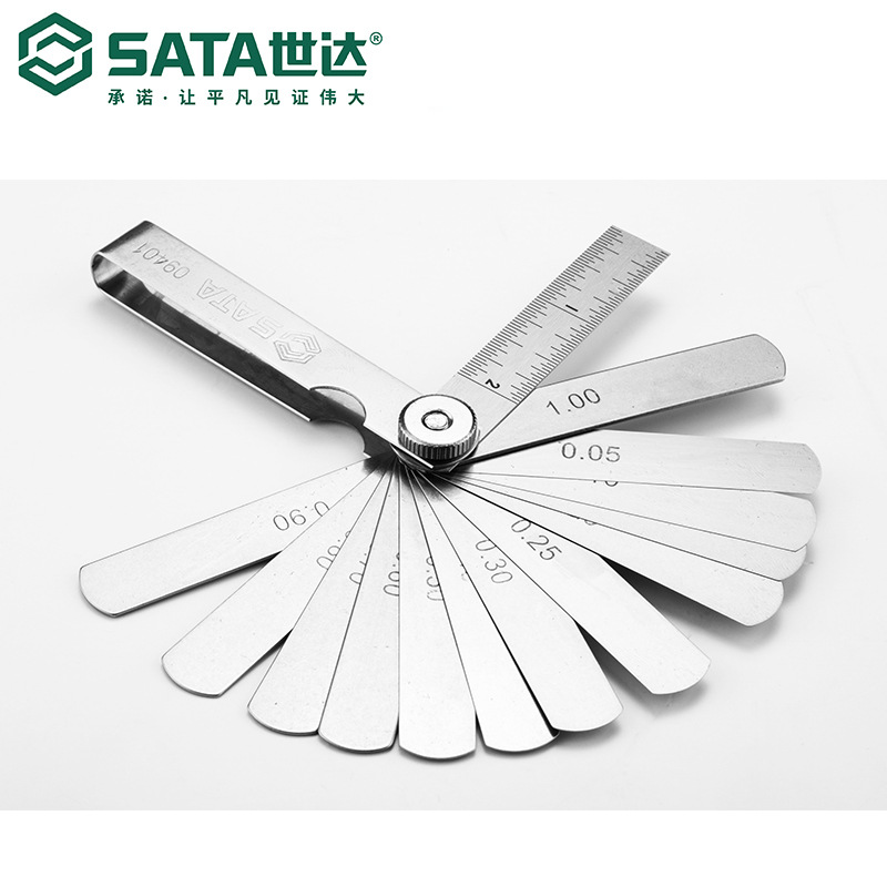 Sata/世达32件套公英制塞尺套装09401/09402/09405/09407组套