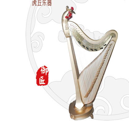 虎丘牌 手雁柱式36弦手拨转调箜篌苏州民族乐器一厂厂家直销SK--1