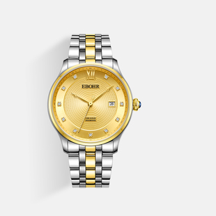 18K金如意自动机械表情侣表1508 EBOHR依波表官方正品 专柜同款
