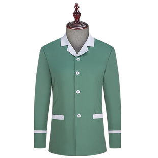 医院护工工作服女长袖美容院套装保洁服养老院男秋冬季清洁工装