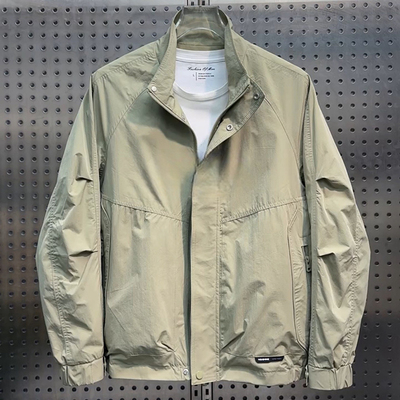 男士休闲外套立领时尚潮流工装