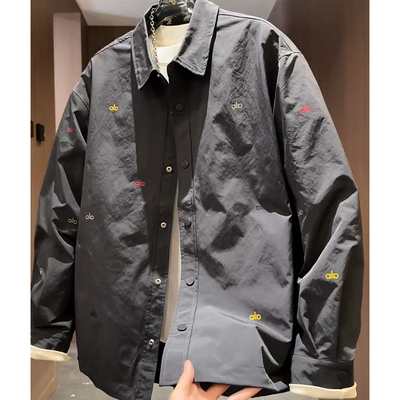 男士秋季高级感外套宽松夹克翻领