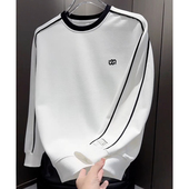 卫衣男春秋款 休闲打底衫 2026新款 上衣圆领长袖 男潮流 加绒男士 韩版