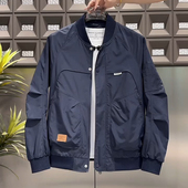 飞行夹棉夹克外套男百搭高级感 工装 春秋棒球服2026新款 男潮牌美式