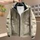 风帅气潮牌加厚宽松保暖连帽防寒服男款 男士 羽绒服工装 休闲外套男