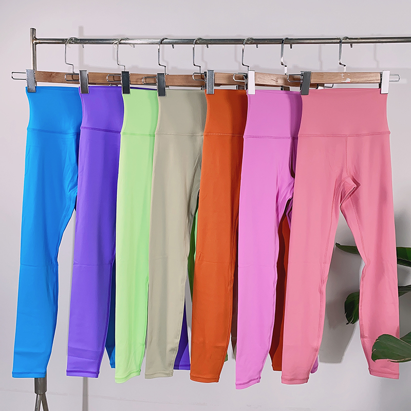 裸经典磨毛瑜伽裤运动健身黄油裤