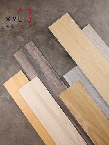 Европейский стиль ретро -деревянный зерновой кирпич Имитация твердых деревянных спальни спальня.